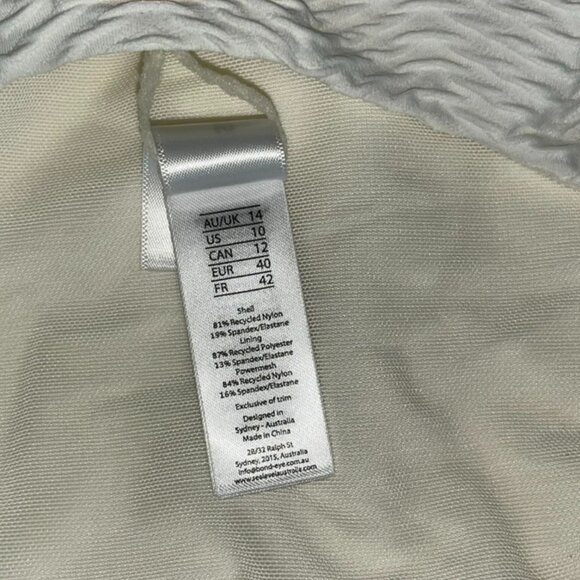 Sea Level Australia Caracus Balconette One Piece in Coconut Size 10 - Picture 7 of 7